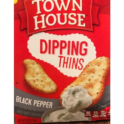 Black Pepper Dipping Thins