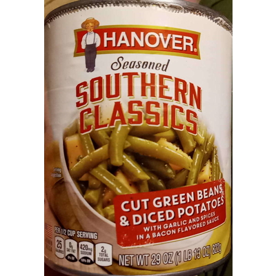 Cut Green Beans & Diced Potatoes, Seasoned Southern Classics