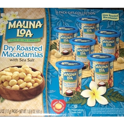 Dry Roasted Macadamias, with Sea Salt