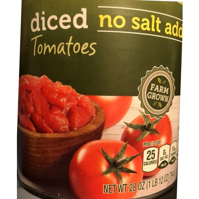 Diced Tomatoes, No Salt Added