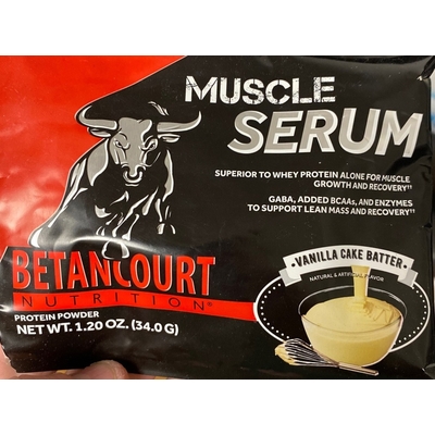 Muscle Serum Protein Powder, Vanilla Cake Batter