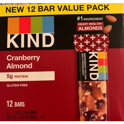 Cranberry Almond Bars