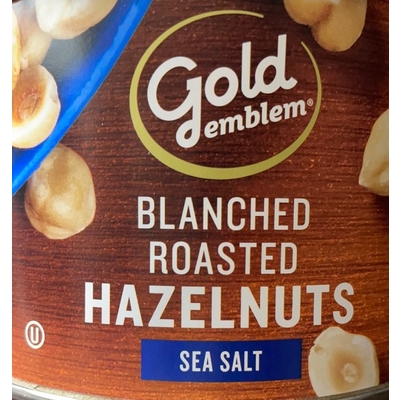 Blanched Roasted Hazelnuts, Sea Salt