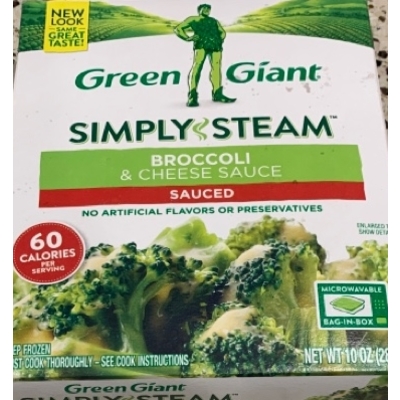 Cheese Sauce from Green Giant Steamers