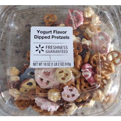 Yogurt Flavor Dipped Pretzels