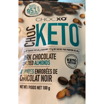 Choc Keto, Dark Chocolate Covered Almonds