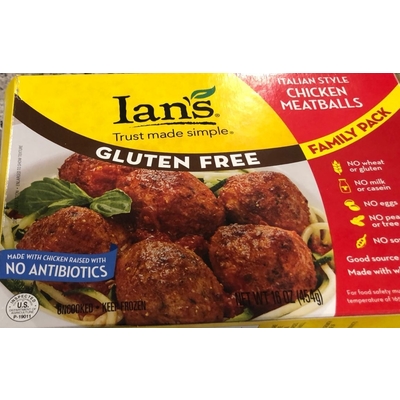 Chicken Meatballs, Italian Style