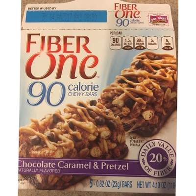 90 Calorie Chewy Bar, Chocolate Caramel & Pretzel