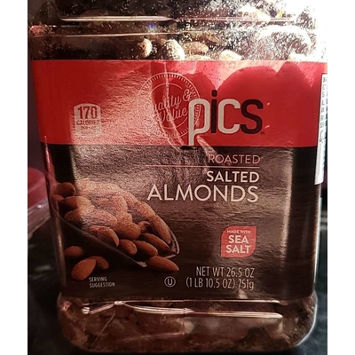 Salted Almonds, Roasted