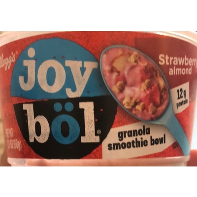 Strawberry Almond Granola Smoothie Bowl