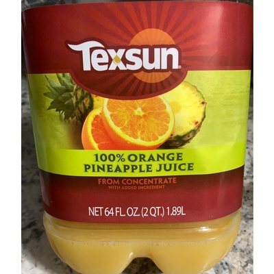 100% Orange Pineapple Juice from Concentrate