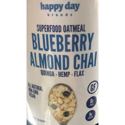 Blueberry Almond Chai Superfood Oatmeal