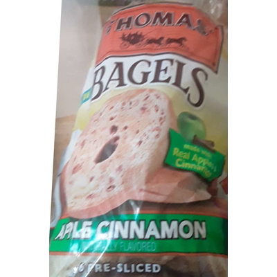 Pre-Sliced Bagels, Apple Cinnamon