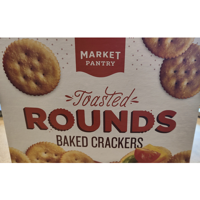 Toasted Round Baked Crackers