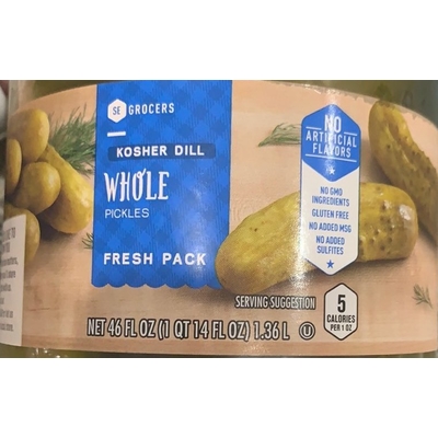 Kosher Dill Whole Pickles