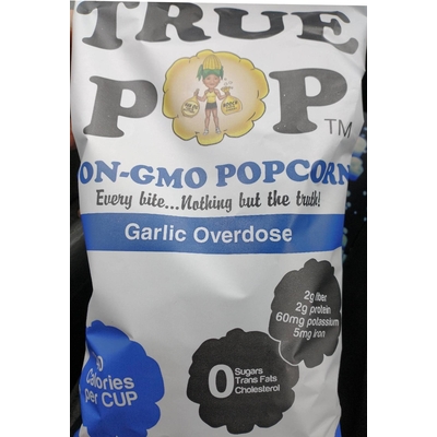 Non-GMO Popcorn, Garlic Overdose