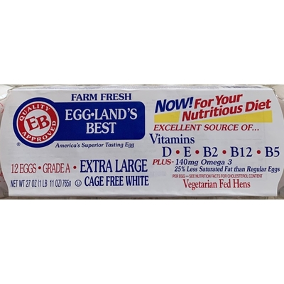 Cage Free White Eggs, Extra Large