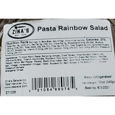 Pasta Rainbow Salad