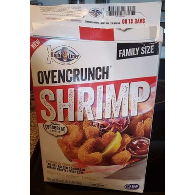 Overcrunch Shrimp, Cornbread Crusted