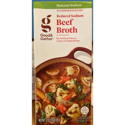 Reduced Sodium Beef Broth