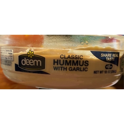 Classic Hummus, with Garlic