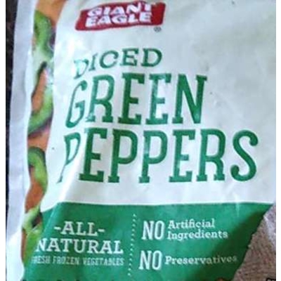 Diced Green Peppers