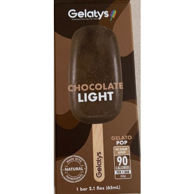 Chocolate Light Gelato Pop