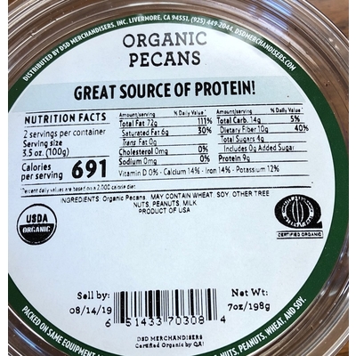 Organic Pecans