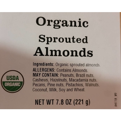 Organic Sprouted Almonds