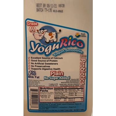 Plain Yogurt Smoothie