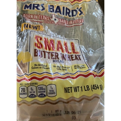 Small Butter Wheat Bread