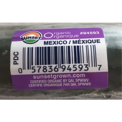 Organic Cucumbers