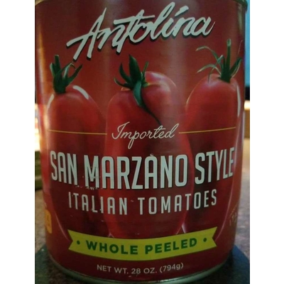 Whole Peeled San Marzano Style Italian Tomatoes