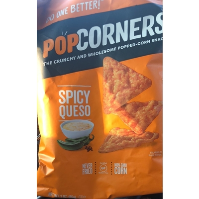 Popped-Corn Snack, Spicy Queso