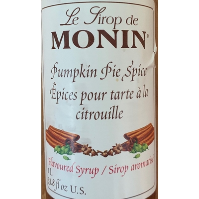 Pumpkin Pie Spice Flavoured Syrup