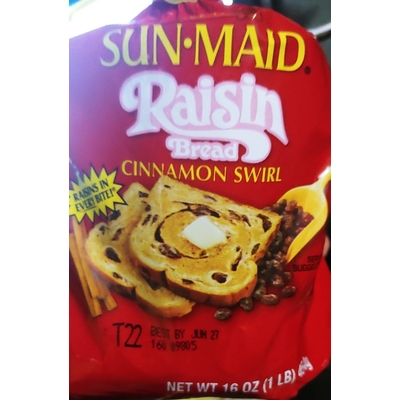 Cinnamon Swirl Raisin Bread