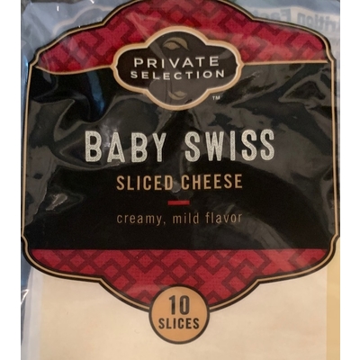 Sliced Cheese, Baby Swiss