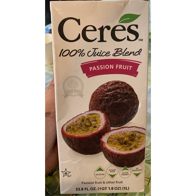 100% Juice Blend, Passion Fruit
