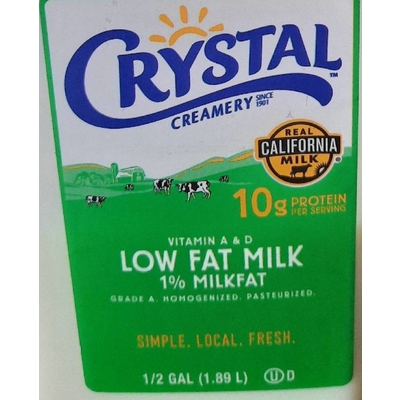 1% Low Fat Milk