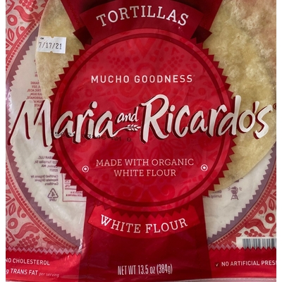 White Flour Tortillas