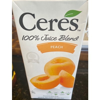 Peach Juice Blend