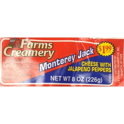 Monterey Jack Cheese with Jalapeno Peppers