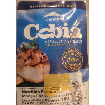 Cobia Boneless/Skinless Tropical White Fish
