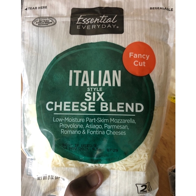 Fancy Cut Six Cheese Blend, Italian Style