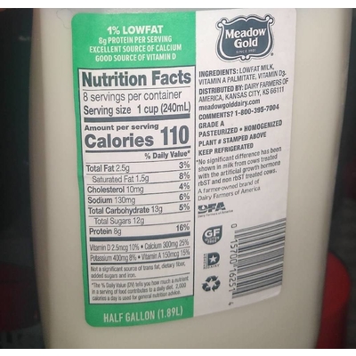 1% Lowfat Milk