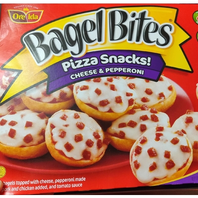 Cheese & Pepperoni Bagel Bites Pizza Snacks