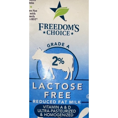 Lactose Free Reduced Fat Milk