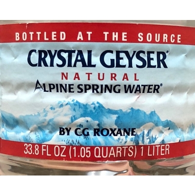 Calories In Spring Water From Glacier Mist