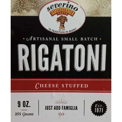 Cheese Stuffed Rigatoni