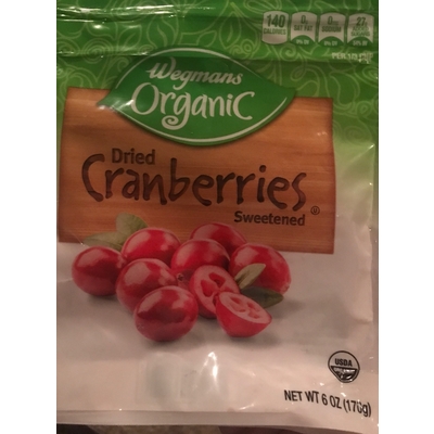 Dried Cranberries, Sweetened